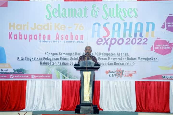 Pemkab Asahan Gelar Asahan Expo Hari Jadi Ke 76 Kabupaten Asahan Tahun 2022