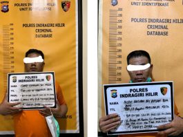 Sat Narkoba Polres Inhil Amankan Dua Pelaku Narkoba Di Kelurahan Tembilahan Hilir Dua terduga