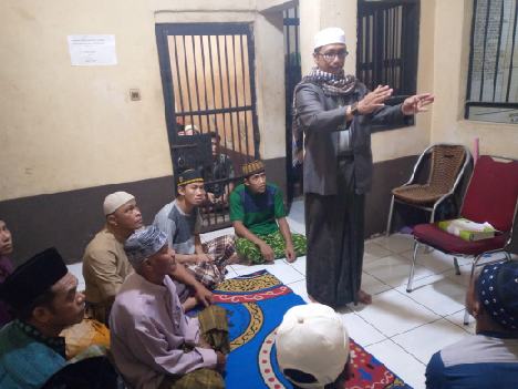 Tahanan Polres Inhil Ikuti Pesantren Kilat Ramadhan