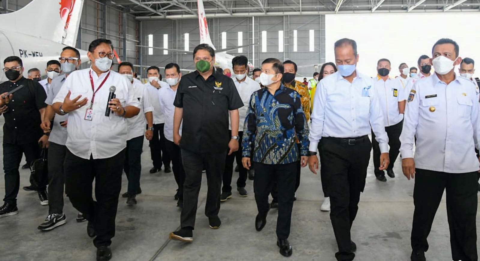 Menko Perekonoimian Arilangga Hartanto Tinjau KEK Batam