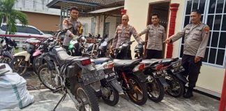 Kapolsek KutaKuba, AKP Sasmiantoro S.H,M.H dan jajarannya