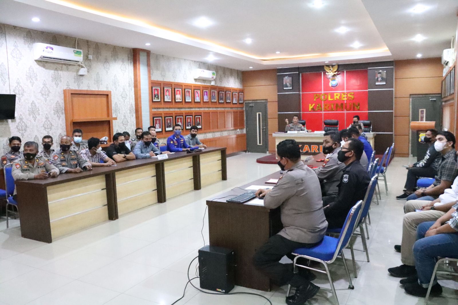 Polres Karimun Gelar Latihan Pra Operasi Ketupat 2022 Polres Karimun Gelar Latihan Pra Operasi Ketupat 2022