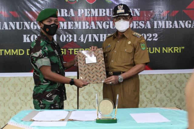 Bupati Inhil Buka TMMD Kodim 0314 Tahun 2022 Bupati Inhil Buka TMMD Kodim 0314 Tahun 2022