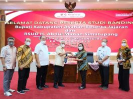 Bupati Asahan ingin agar RSUD HAMS dapat mencontoh dan belajar dari pelayanan serta manajemen di RSUD KRMT Wongsonegoro Semarang