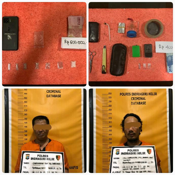 Pelaku Narkotika di Tembilahan Ditangkap Polisi Pelaku Narkotika di Tembilahan Ditangkap Polisi