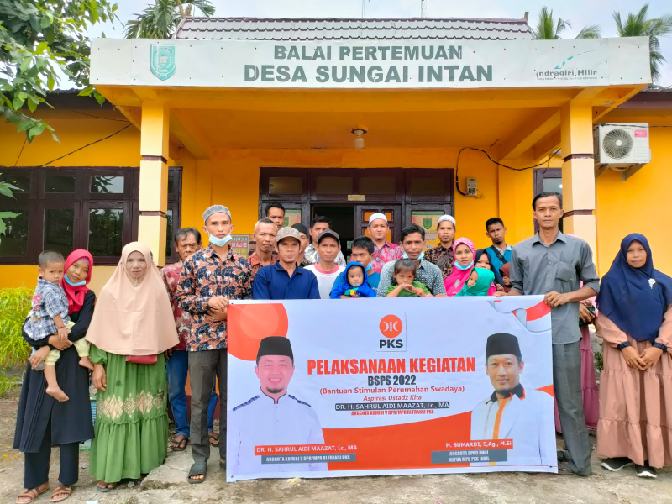 Sosialisasi Pelaksanaan BSPS 2022 Desa Sungai Intan