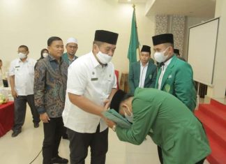 Wakil Bupati Asahan sampaikan ucapan selamat atas pelantikan pengurus Ikatan Pelajar Alwasliyah Kabupaten Asahan periode 2022 - 2024
