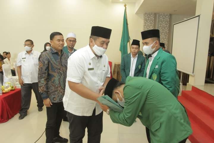 Wakil Bupati Asahan sampaikan ucapan selamat atas pelantikan pengurus Ikatan Pelajar Alwasliyah Kabupaten Asahan periode 2022 - 2024