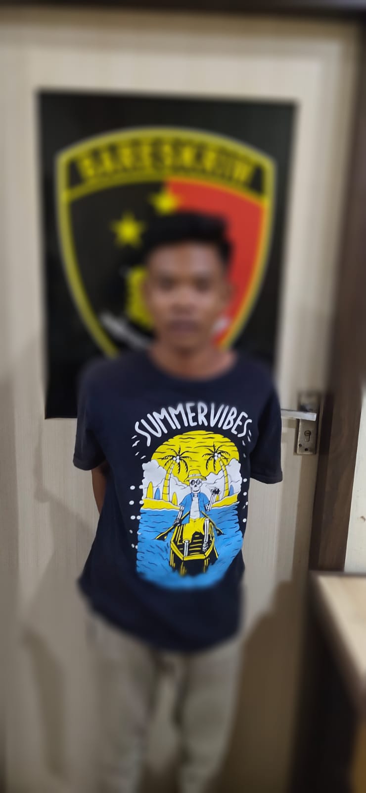 Pelaku Penusukan Seorang Kakek Di Tembilahan, Ditangkap Polisi