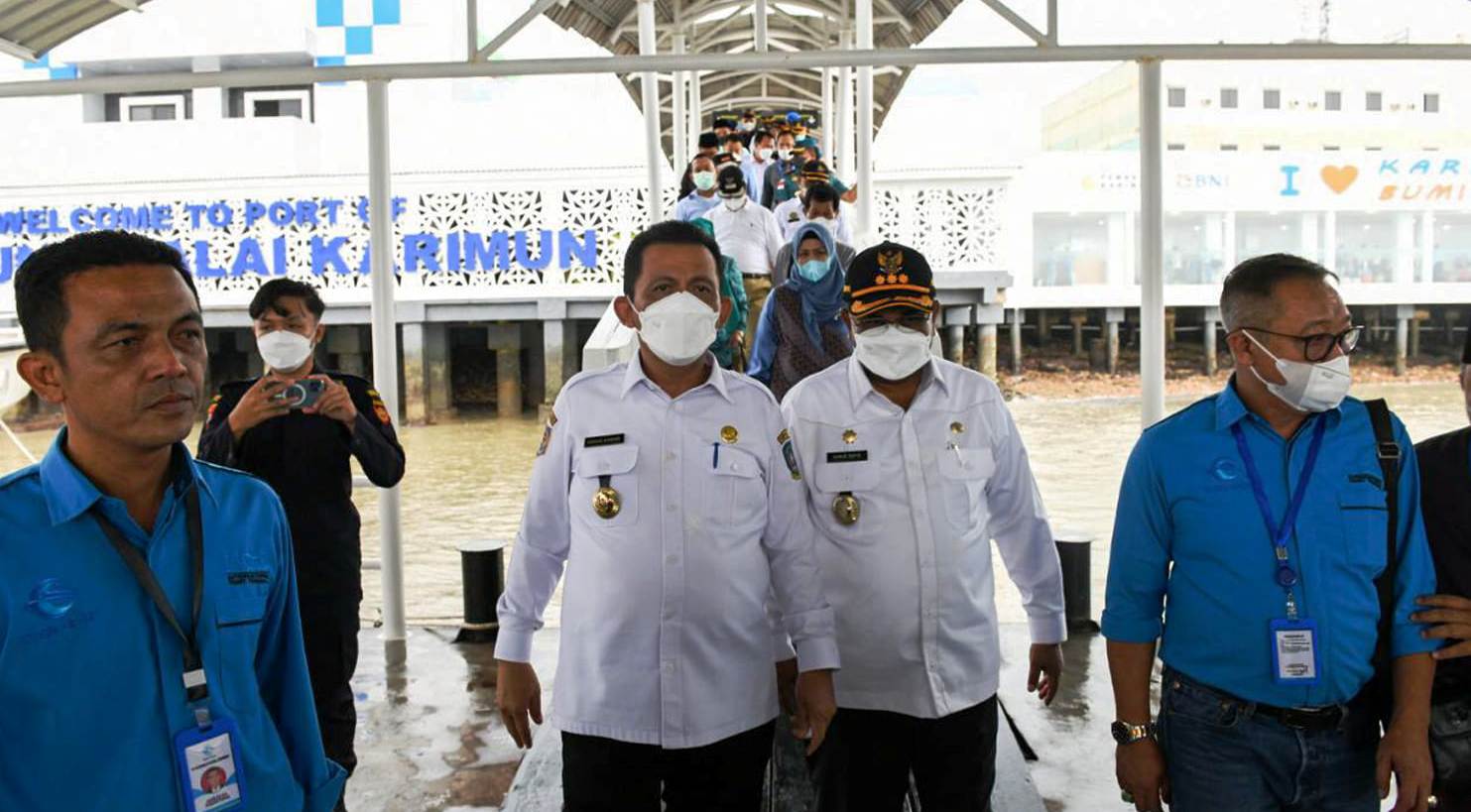 Gubernur Kepri dan Bupati Karimun Resmikan Pelayaran Internasional ke Malaysia