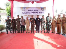 Bupati Asahan bersama Forkopimda Dampingi Rombongan Kejatisu melakukan Launching Rumah Restorative Justice