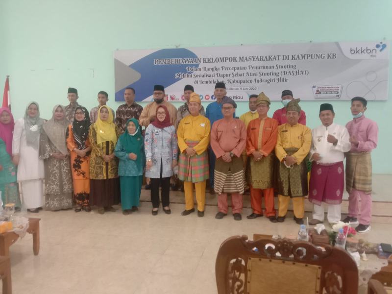 Cegah Stunting, DP2KBP3A Inhil Gelar Sosialisasi Dashat Kampung KB