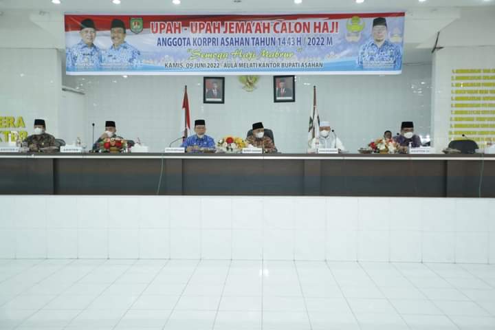 Bupati Asahan Upah-Upah Jema’ah Haji Anggota Korpri Asahan Tahun 1443 H/2022 M Bupati Asahan Upah-Upah Jema’ah Haji Anggota Korpri Asahan Tahun 1443 H/2022 M