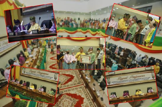 (Foto) Ketua DPRD Inhil, Ferryandi, Sampaikan Pesan Pada Milad Kabupaten Inhil Ke-57