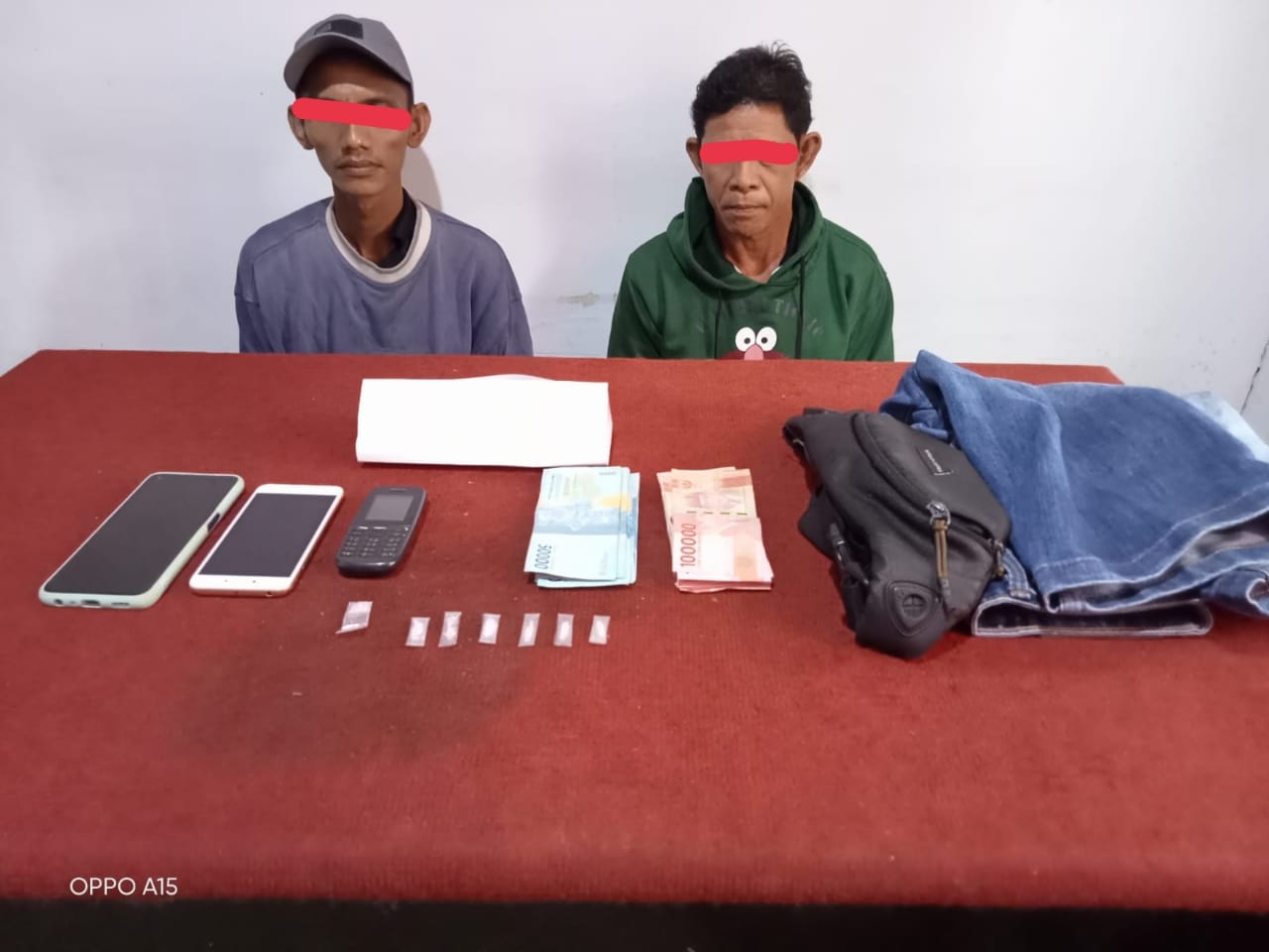 Polisi Menahan 2 Pria Di Kecamatan Gaung Terkait Narkoba
