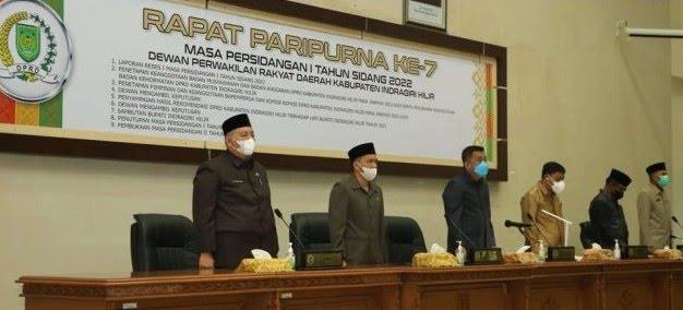 (Foto) Rapat Paripurna Ke 7 DPRD Inhil Tahun 2022