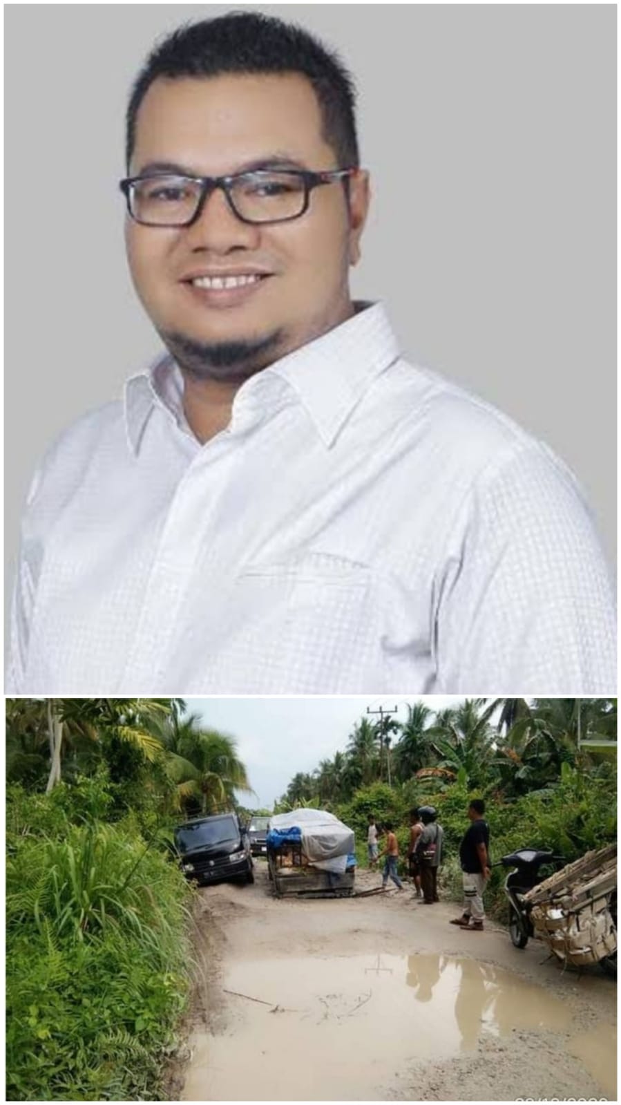 Ketua Komisi III DPRD Inhil, Iwan Taruna, Ajak Masyarakat Dukung Proyek Pembangunan Jalan Pulau Kijang – Sanglar