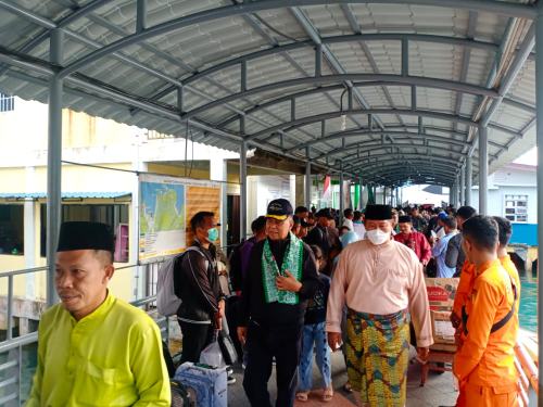 Bupati Abdul Haris Sambut Rombongan Kafilah Natuna Pada MTQ Kepri 2022