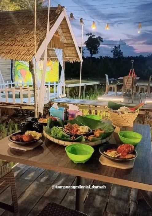 Kampoeng Milenial D’sawah, Tempat Nongkrong Dengan Panorama Yang Asri