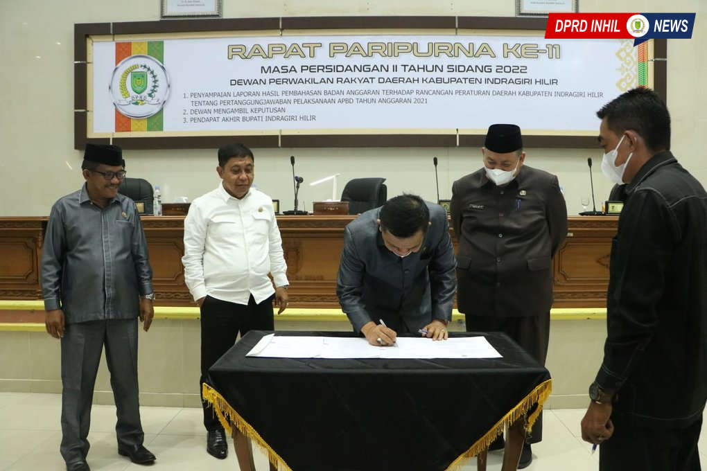 DPRD Inhil Gelar Rapat Paripurna ke-11 Masa Persidangan Tahun 2022