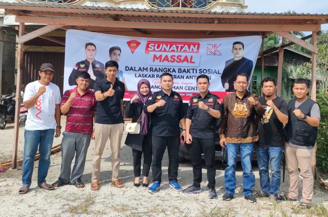 Laskar Pangeran Antasari Riau dan Rano Kirman Center Gelar Khitanan Massal Gratis