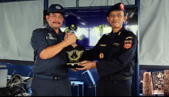 Kuatkan Pengawasan Selat Malaka, Bea Cukai Bersama Kastam Diraja Malaysia Gelar Operasi Patkor Kastima Ke-26