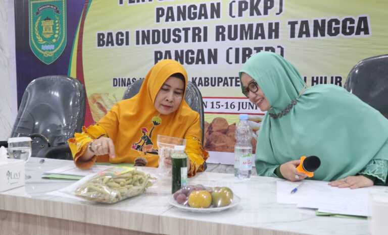 Dinkes Inhil Gelar Penyuluhan Keamanan Pangan Bagi Industri Rumah Tangga Dinkes Inhil Gelar Penyuluhan Keamanan Pangan Bagi Industri Rumah Tangga