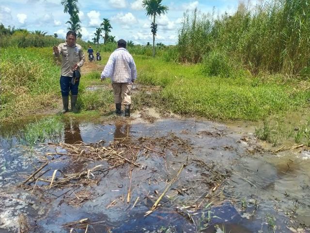 Pemdes Kuala Sebatu Sampaikan Terimakasih Kepada Pemda Inhil Yang Peduli Keluhan Warga Terkait Banjir