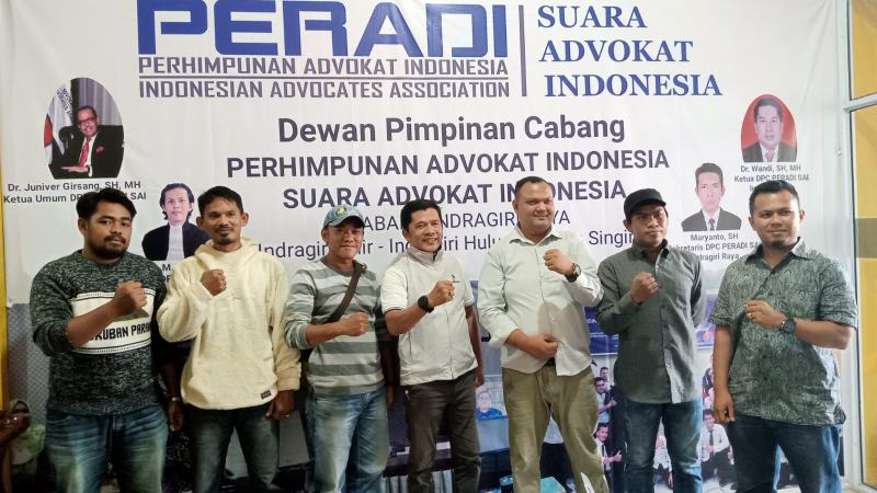 Merasa Ada Kerugian, Petani Dua Desa Ini Berkonsultasi ke Kantor PERADI SAI Indragiri Raya