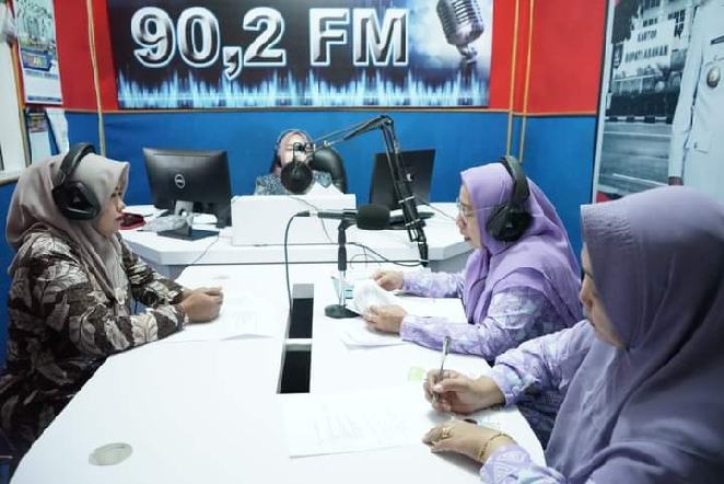 Ketua TP. PKK Kabupaten Asahan Talk Show di LPPL RSPD Kabupaten Asahan