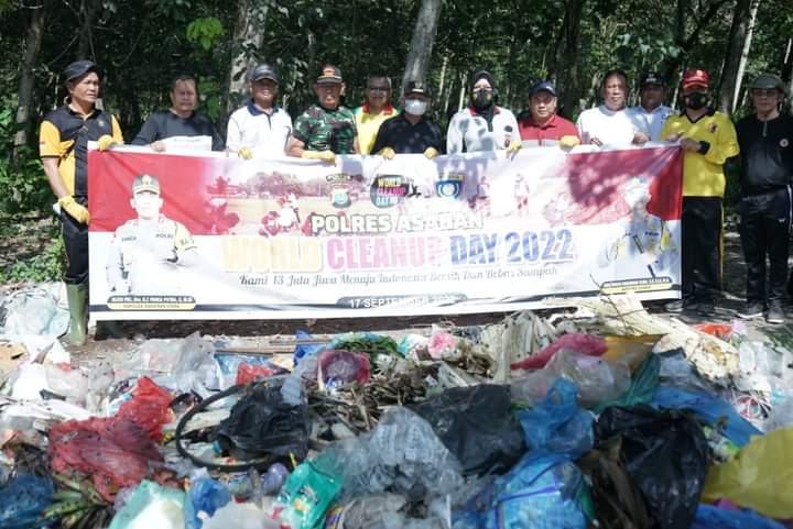 Peringati World Cleanup Day 2022, Bupati dan Forkopimda Kabupaten Asahan Gelar Gotong Royong
