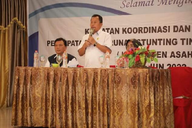 Koordinasi dan Konsolidasi Percepatan Penurunan Stunting Tingkat Kabupaten Asahan Tahun 2022