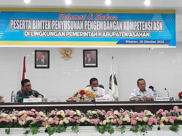 Pemerintah Kabupaten Asahan Gelar Bimtek Penyusunan Pengembangan Kompetensi ASN
