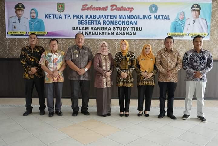 Kunker TP. PKK Kabupaten Mandailing Natal ke Kabupaten Asahan Dalam Rangka Study Tiru