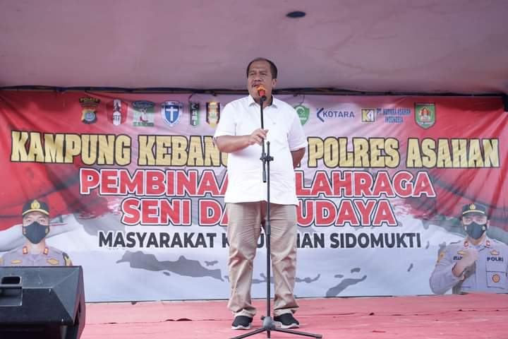 Wakil Bupati Asahan Hadiri Peresmian Kampung Kebangsaan Polres Asahan