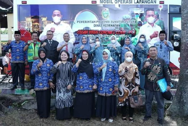 Bupati Asahan Hadiri Pengobatan Gratis BKB