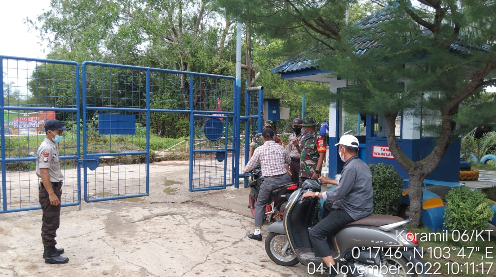 Serda Lendi Piter Sirimba Laksanakan Himbauan Protokol kesehatan di Desa Air Tawar