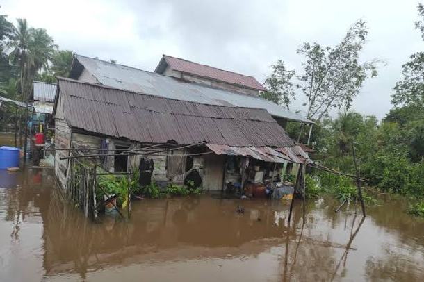 Tidak Hanya Desa Kuala Sebatu, Banjir Meluas Hingga Ke Desa Karya Tunas Jaya