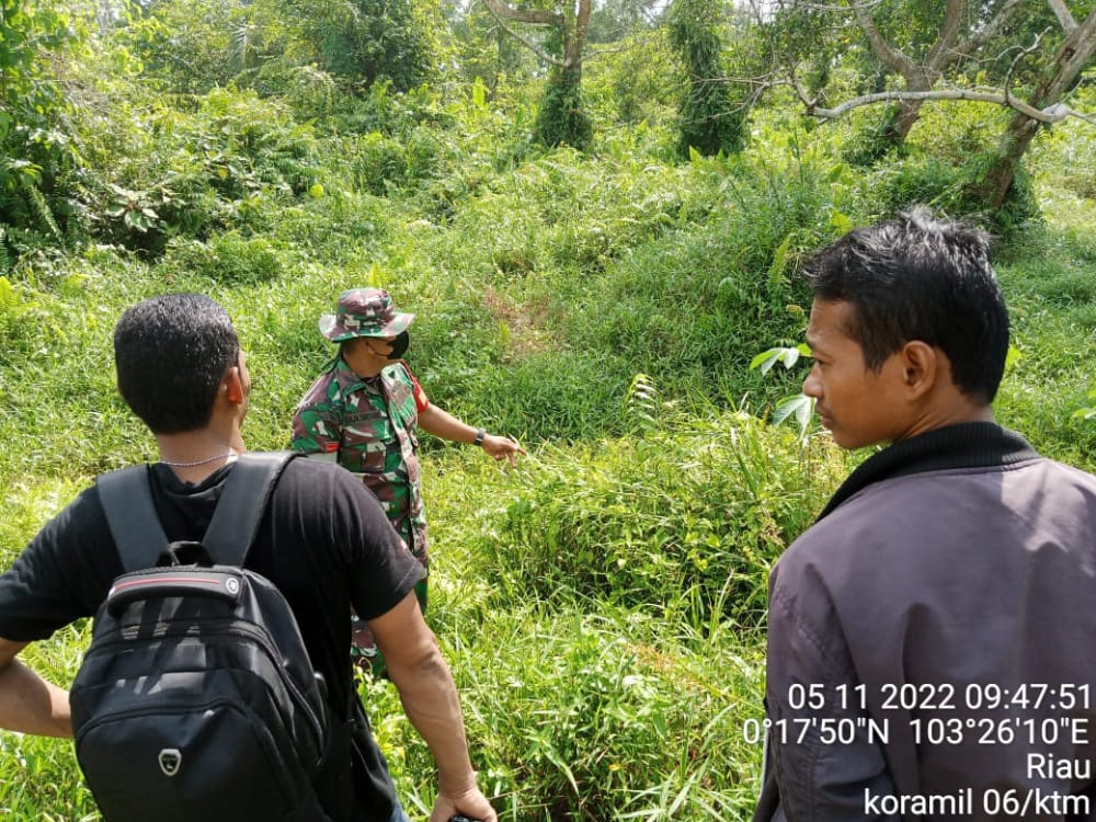 Antisipasi Karhutla, Praka Piki Eka Putra Waldi Laksanakan Patroli di Desa Hibrida Jaya 