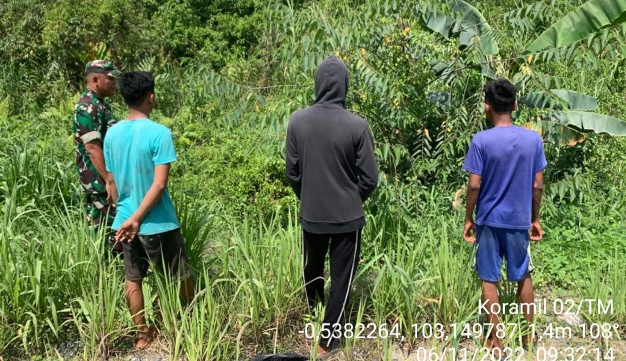 Gandeng Warga Binaan, Serda M Pasaribu Laksanakan Patroli dan Sosialisasi Karhutla di Pusaran 