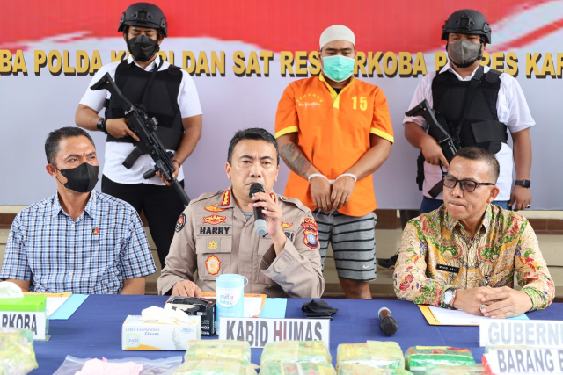 Polda Kepri Musnahkan Narkotika Jenis Sabu Seberat 58 Kg Polda Kepri Musnahkan Narkotika Jenis Sabu Seberat 58 Kg