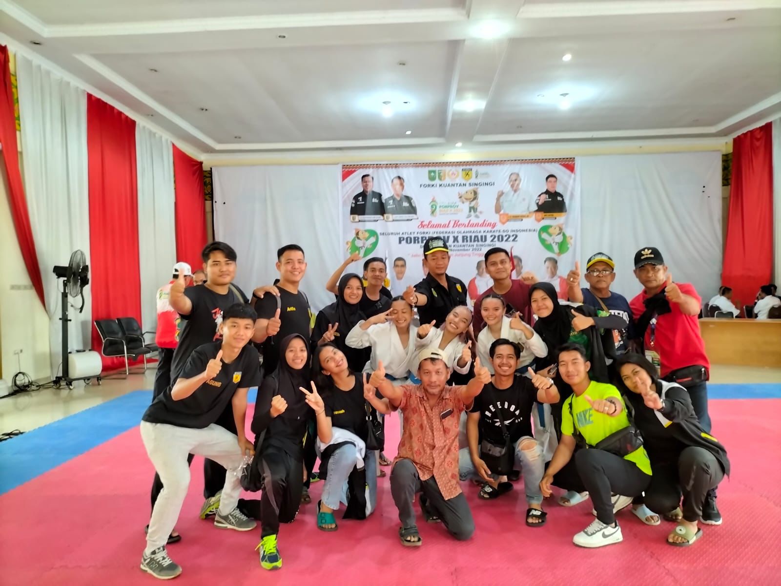 Karateka Group Putri Inhil Persembahkan Medali Emas di Porprov Riau ke X Tahun 2022