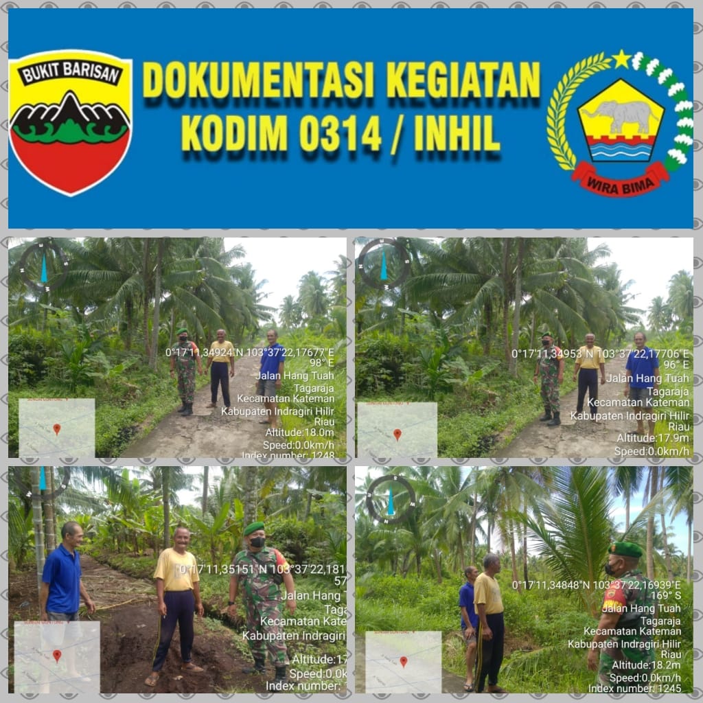 Babinsa Koramil 06/KTM, Sertu Jonni Pasaribu Laksanakan Patroli Karhutla di Tagaraja 