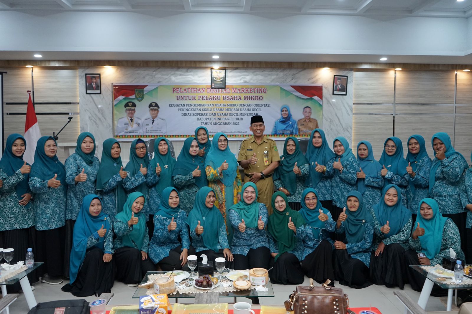 Bupati HM Wardan Hadiri Sekaligus Membuka Pelatihan Digital Marketing Bagi Pelaku UMKM