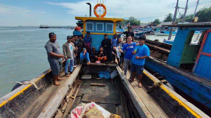 Sudah Hampir Tiga Hari, ABK Kapal KM Bintang 88 yang Jatuh Ke Laut Belum Ditemukan