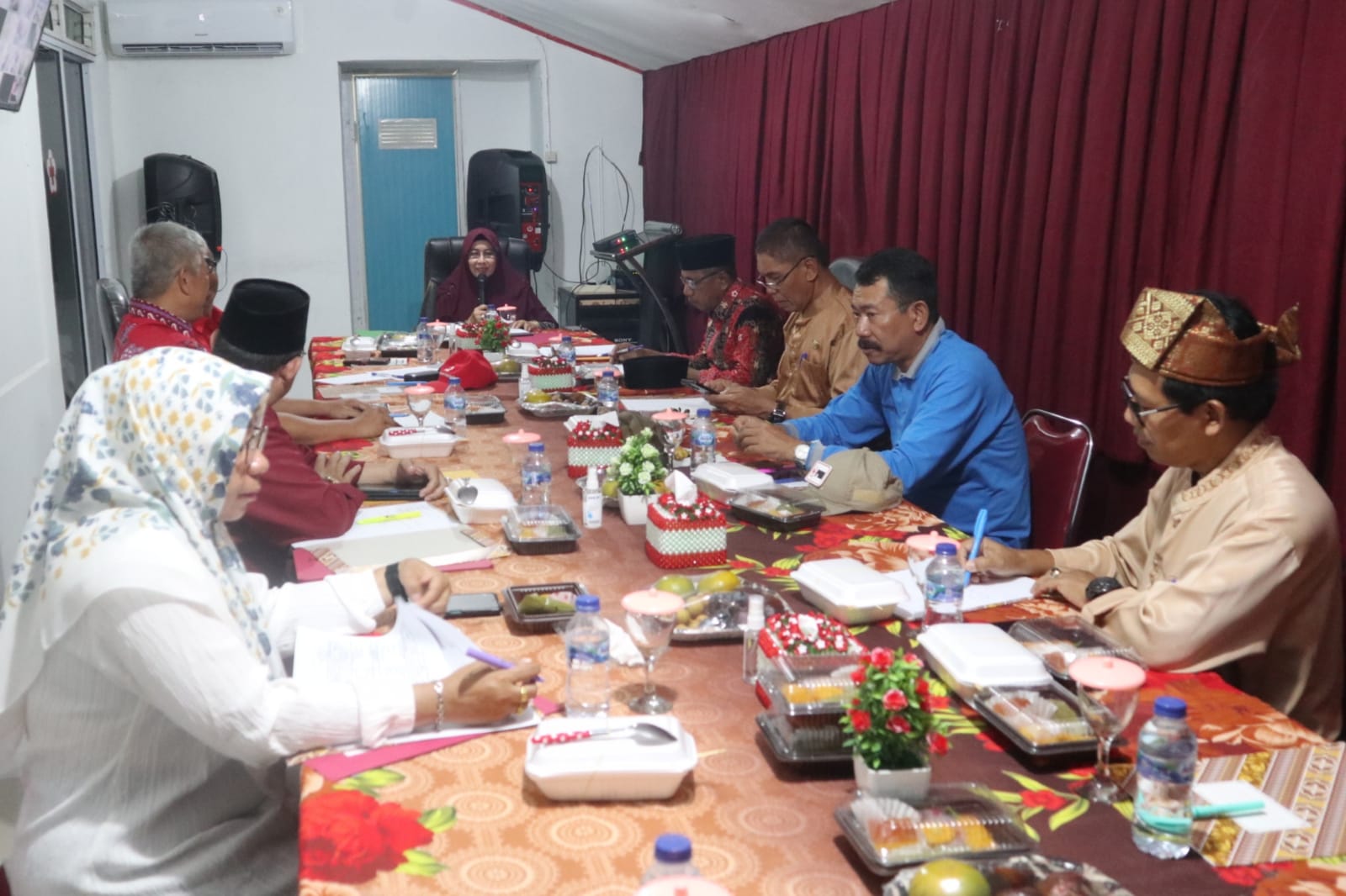 Ketua PMI Inhil Pimpin Rapat Evaluasi bersama Kepengurusan yang Baru