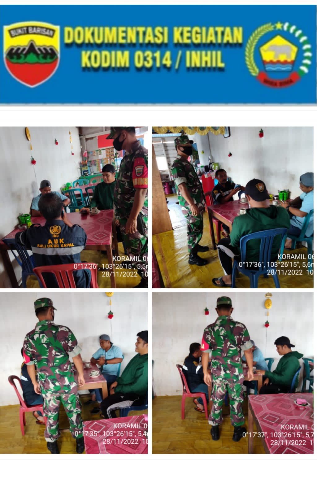 Serda Rudi Hartono Laksanakan Komsos Ciptakan keakraban Kepada Warga Binaan 