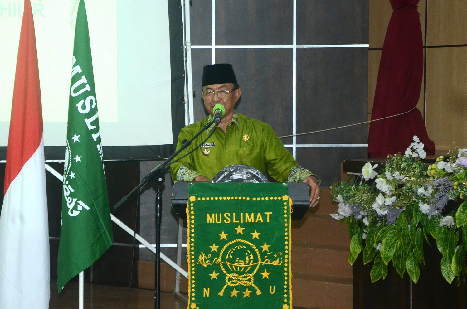 Buka Konfercab Ke – 2 Muslimat NU Bupati Berharap Muslimat NU Mempertahankan Eksistensi dan Kontribusi untuk Masyarakat dan Kabupaten Inhil