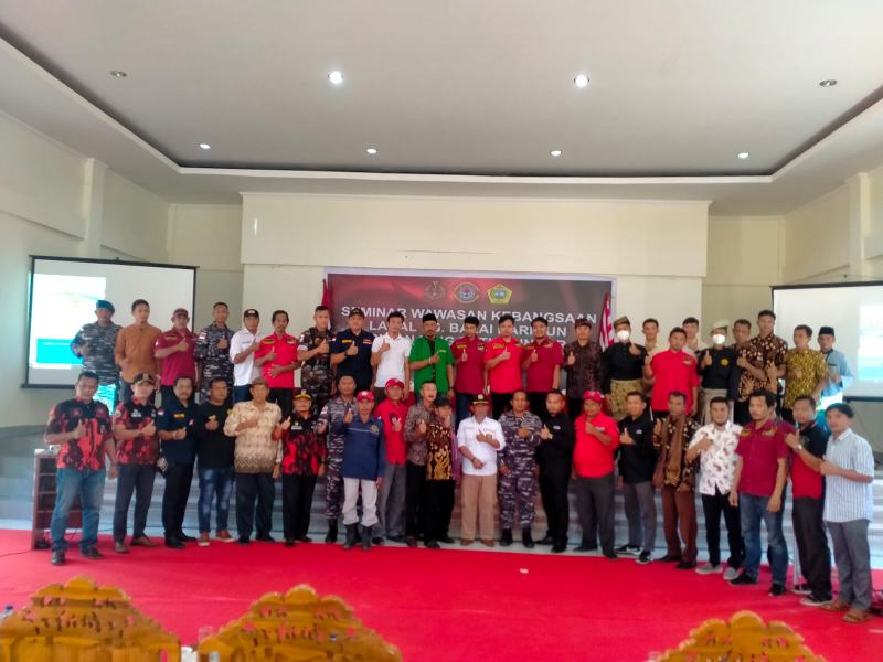 HUT Armada TNI AL, Lanal Karimun Sosialisasi Seminar Wawasan Kebangsaan Kepada Ormas Dan Masyarakat Kundur