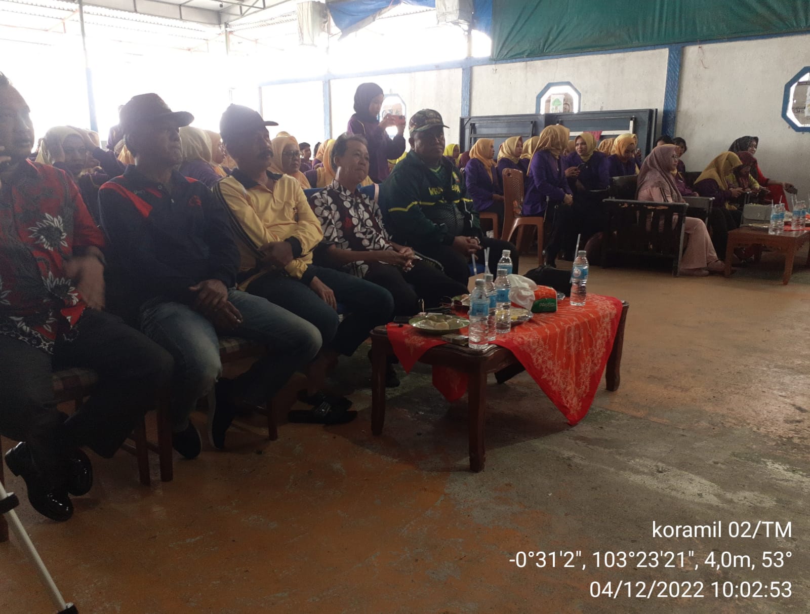 Danramil 02/TM Hadiri Sosialisasi dan Pelantikan Line Dance Cabang Kecamatan Tanah Merah 